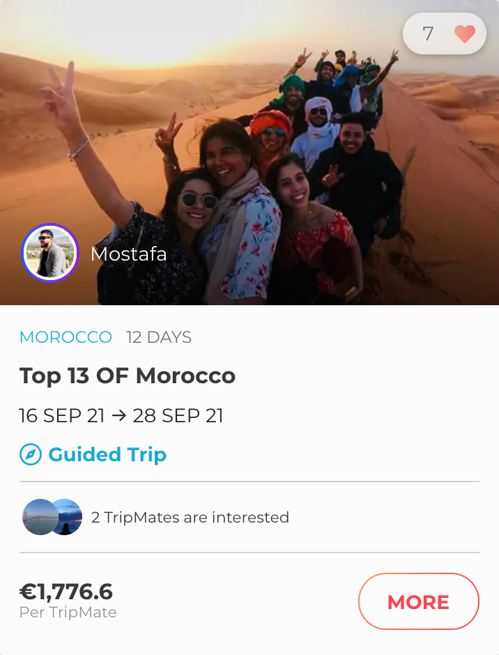 Begleitet TripLeader Mostafa nach Marokko.