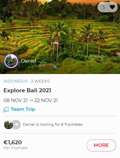 Book a trip to Bali
