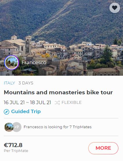 Go on a biking trip to Italy