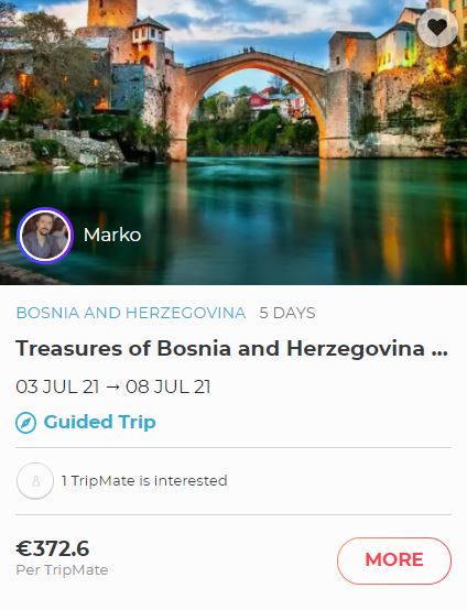 Book a trip to Bosnia and Herzegovina