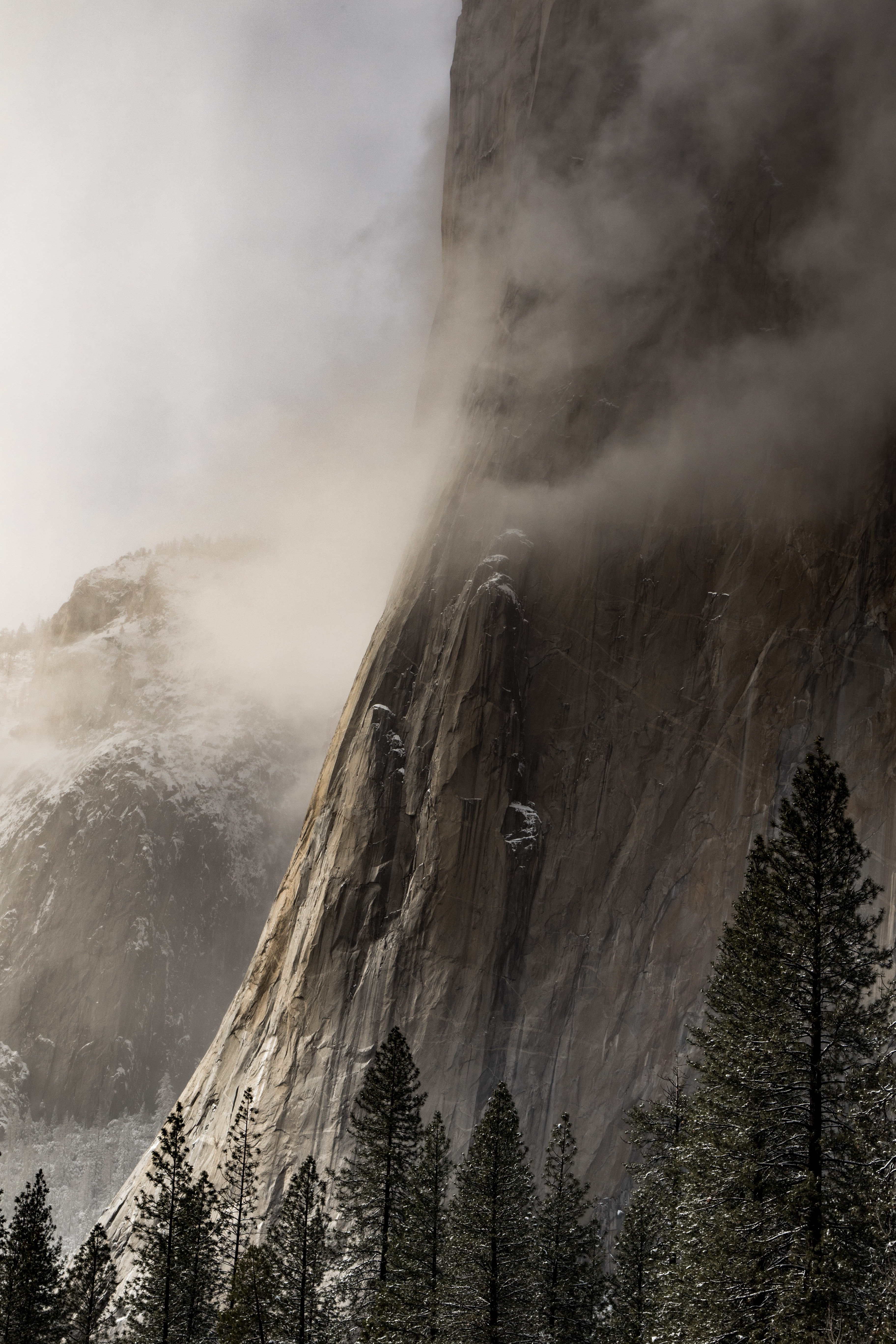 The Dawn Wall in Yosemite National Park is a tough challenge for climbers. 