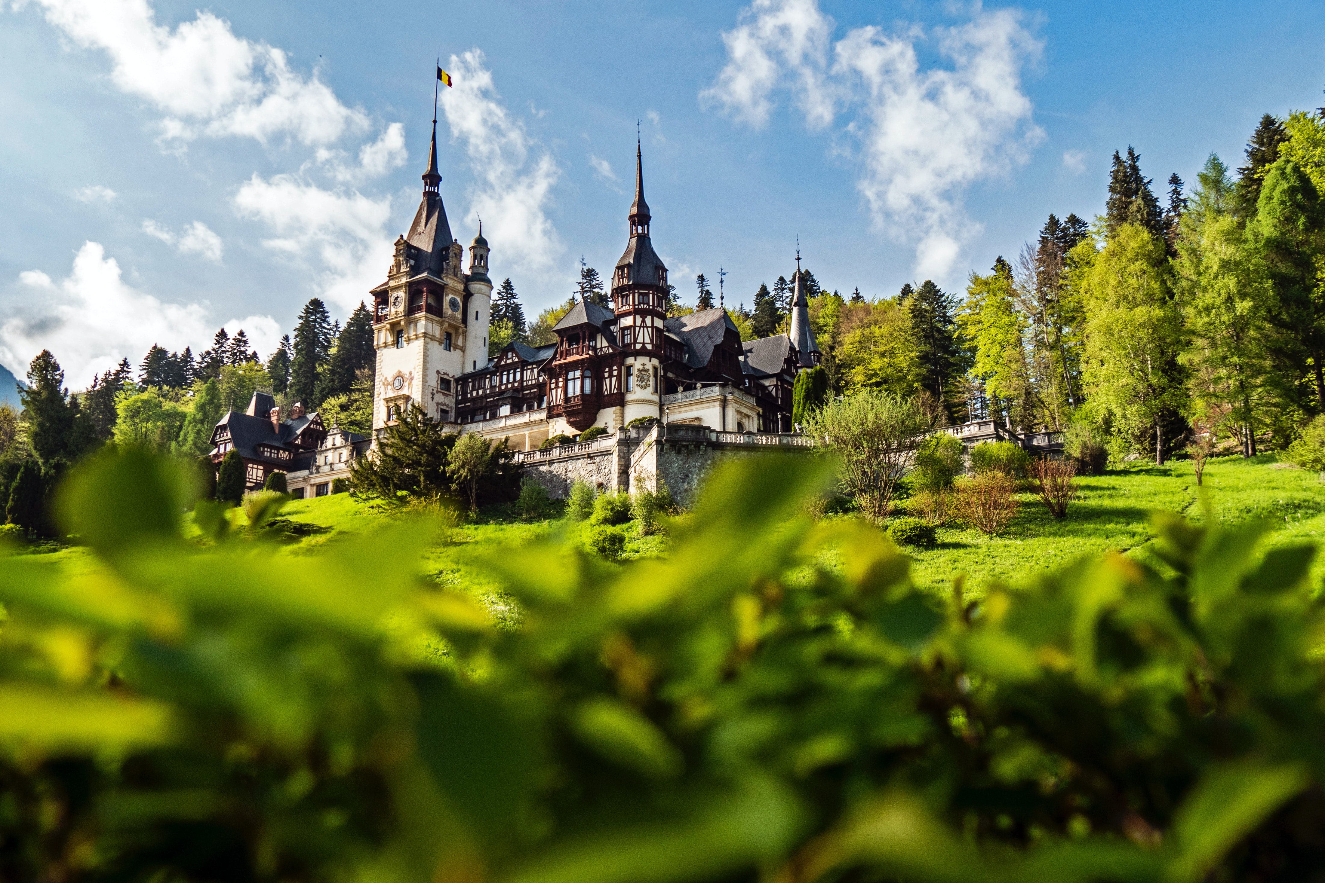 Peles castle in Romania.