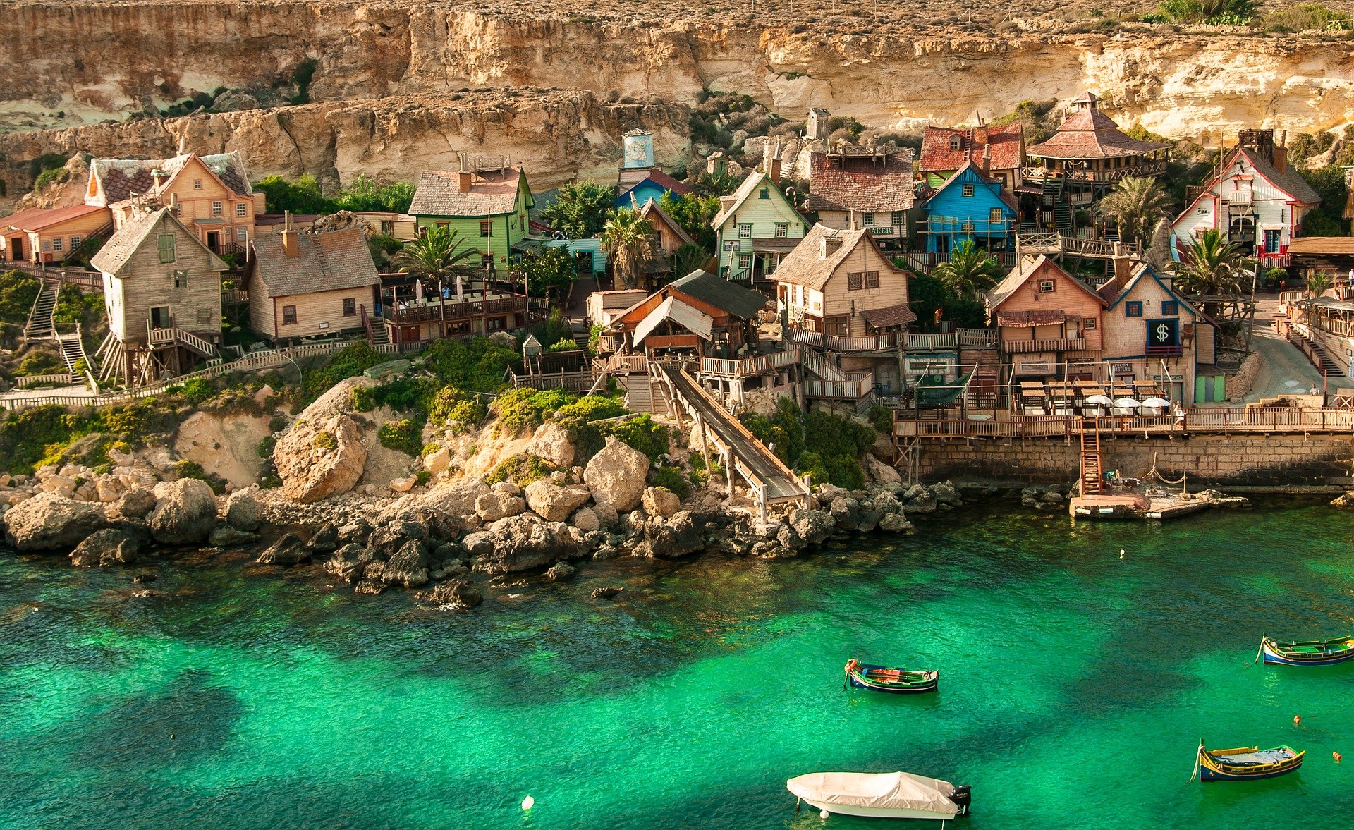 Popeye village in Malta.