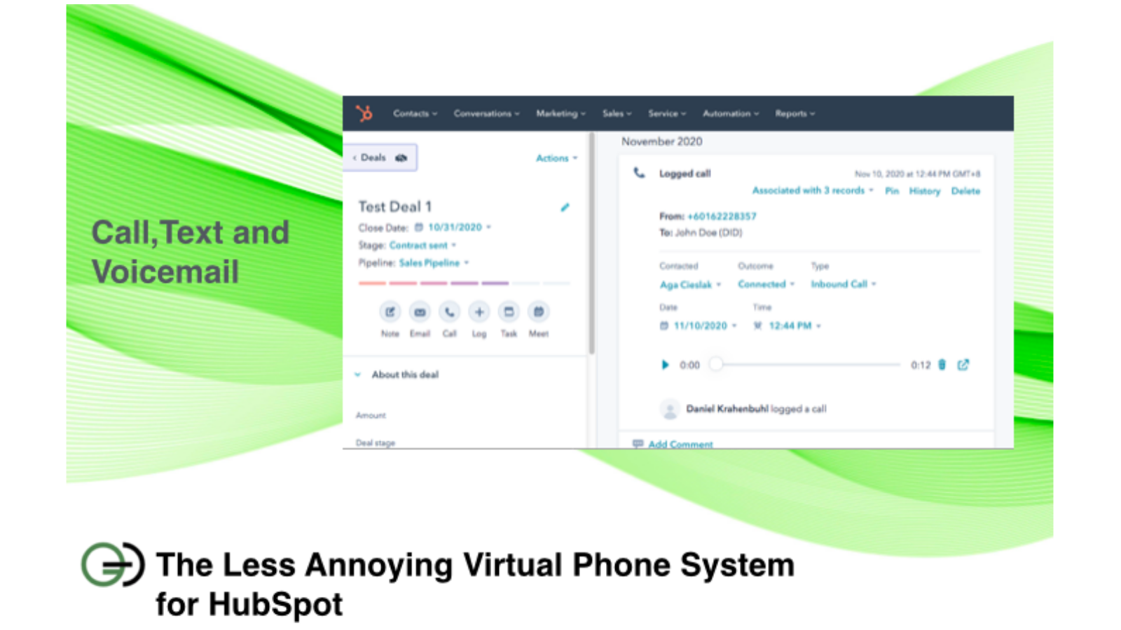 Call, Text and Voicemail Sync