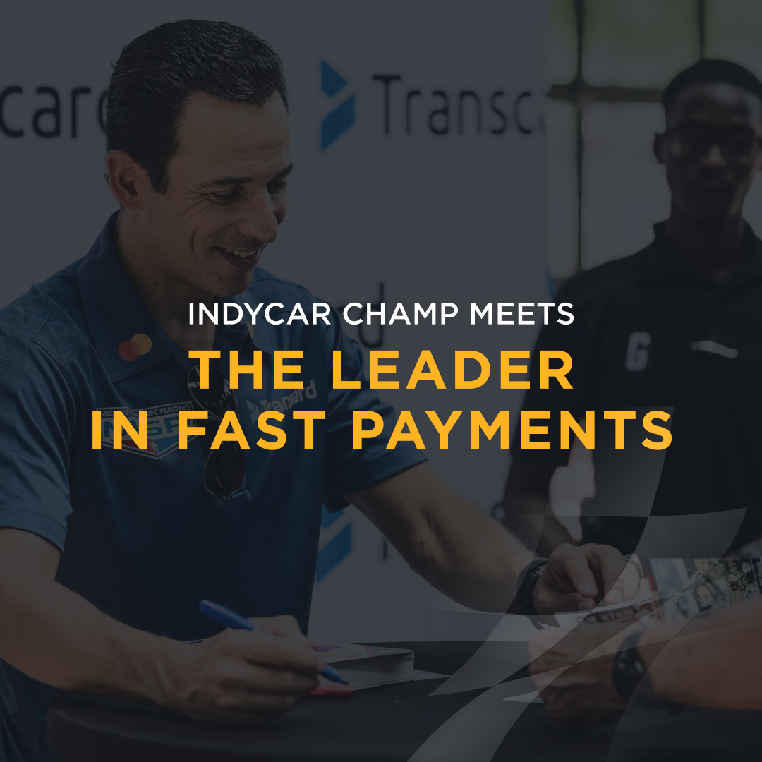 Insta-IndyCar Champ Meets the Leader in Fast Payments