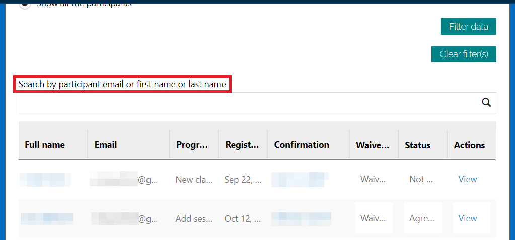 search the reports