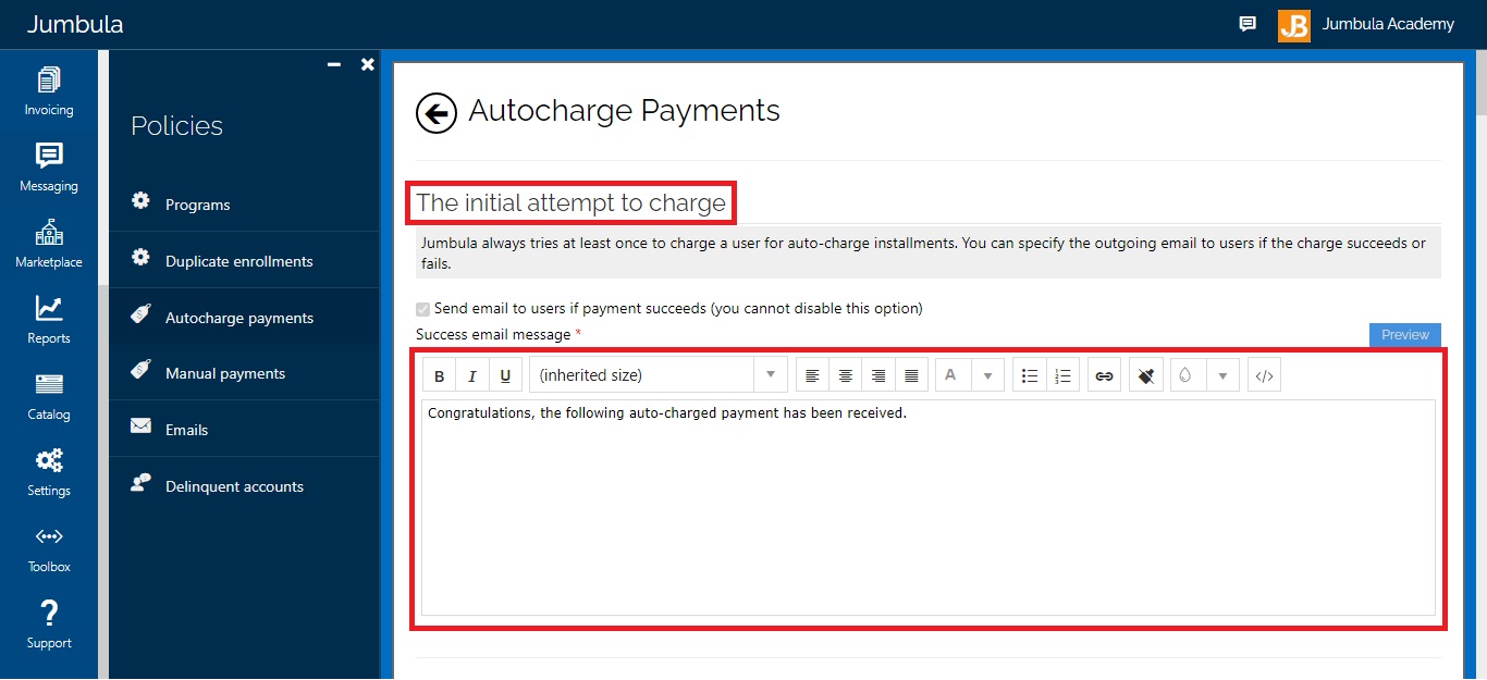 auto-charge-installments