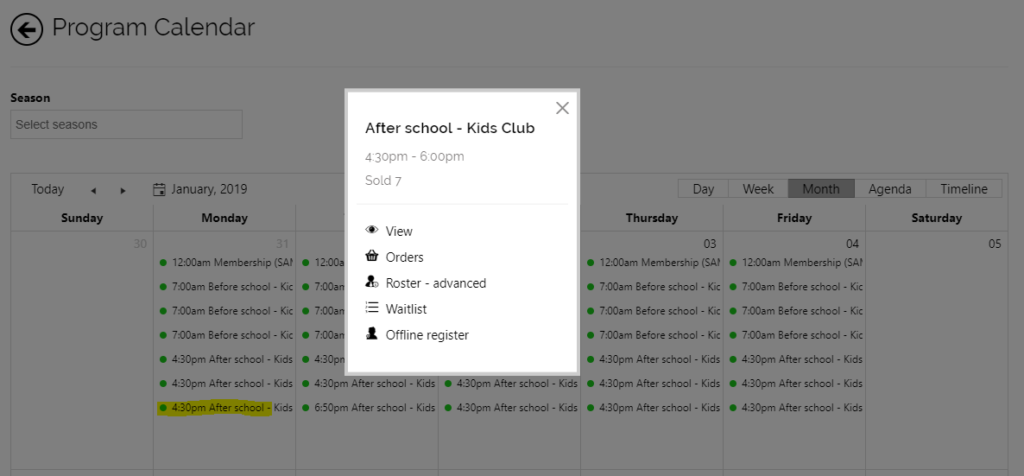 Program-view