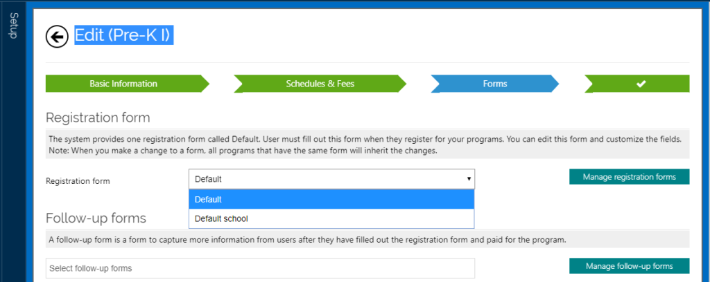 Defualt-Registration-Forms