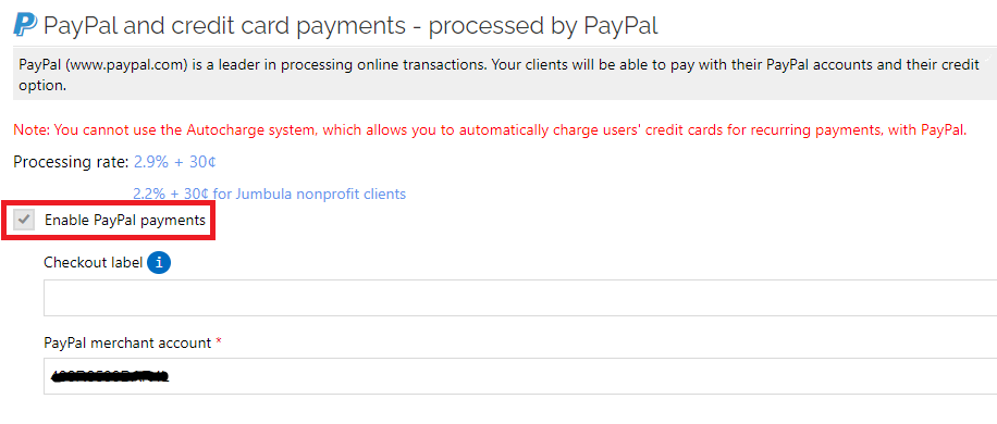Payment methods
