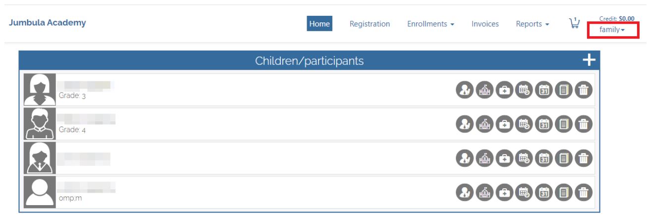 parent dashboard