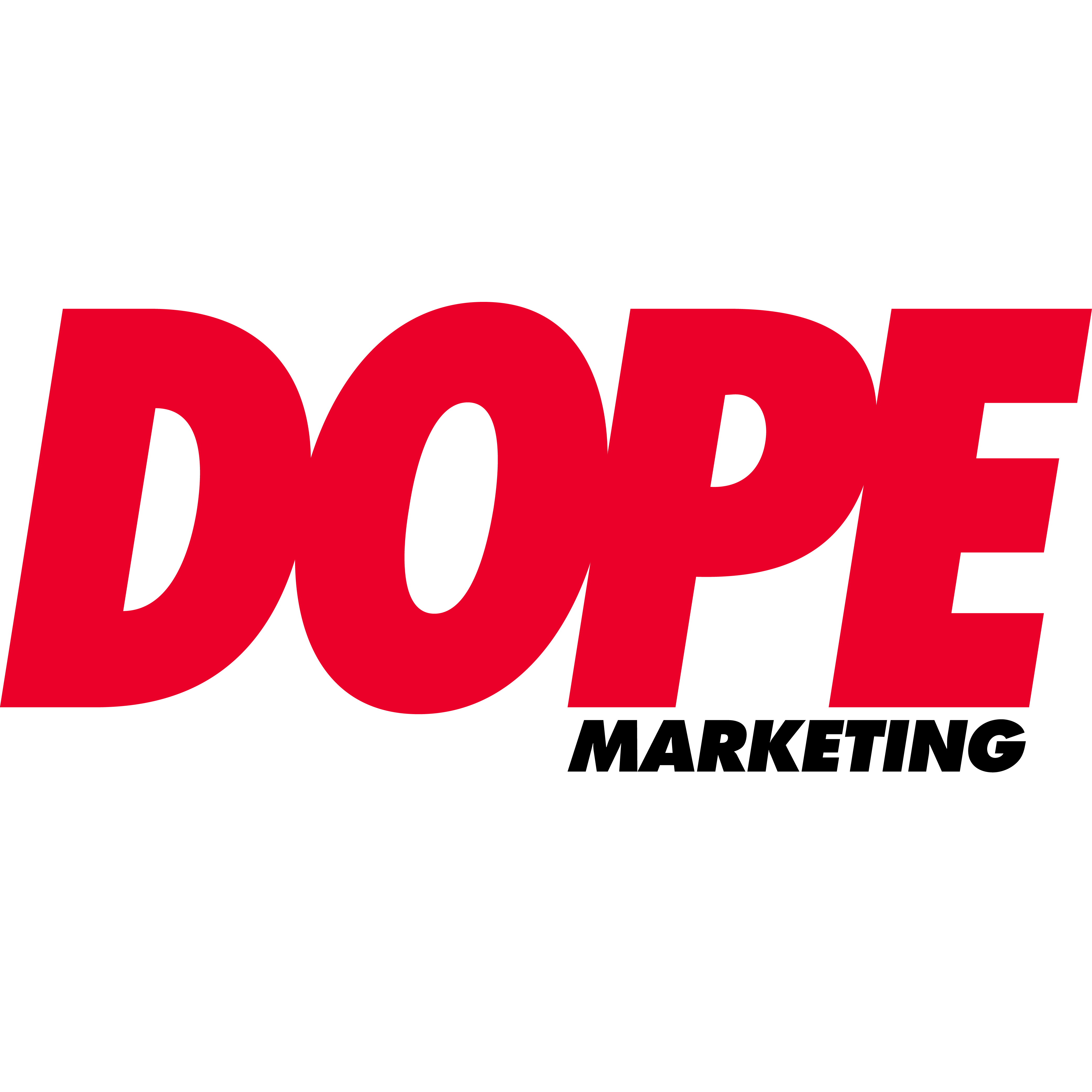 DOPE Marketing Master Logo in Black