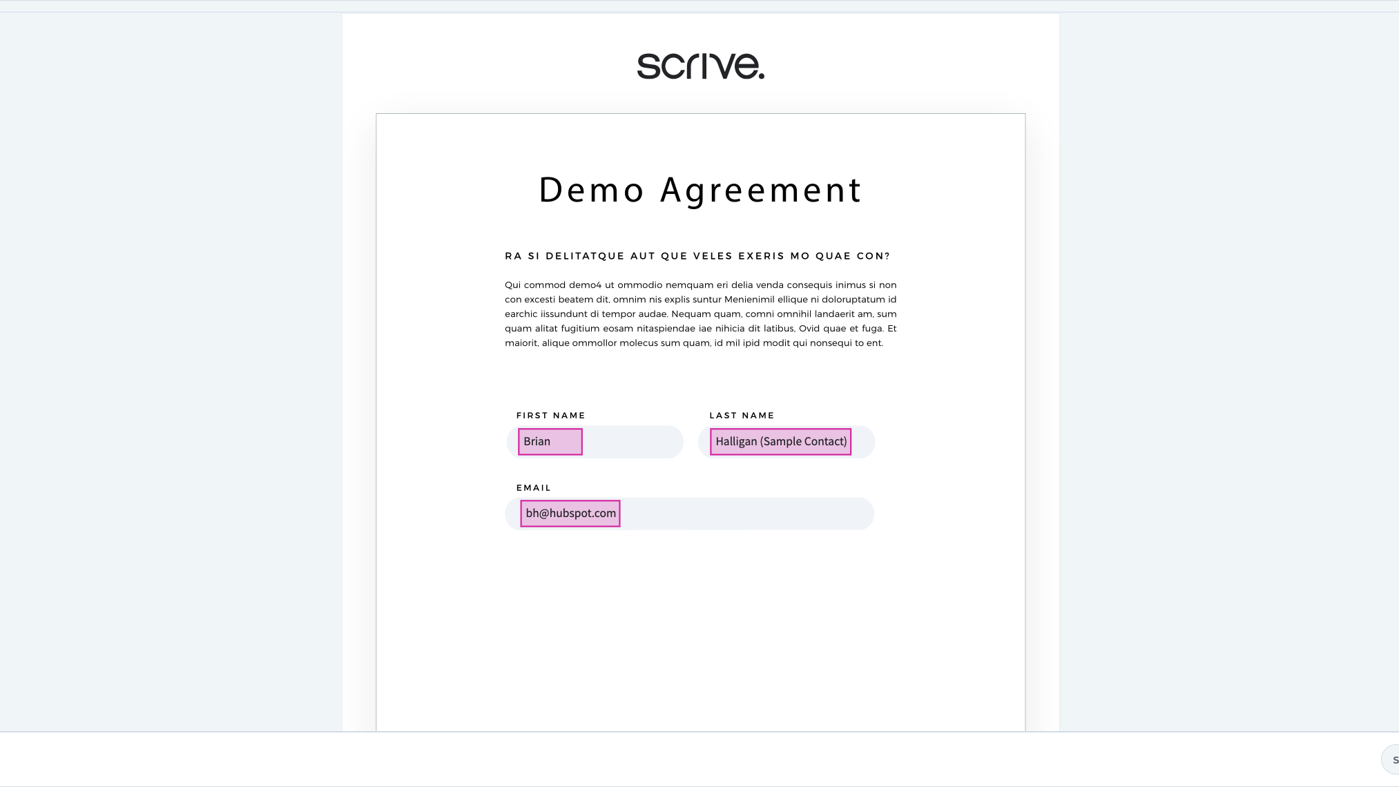 Generate agreements with a few clicks