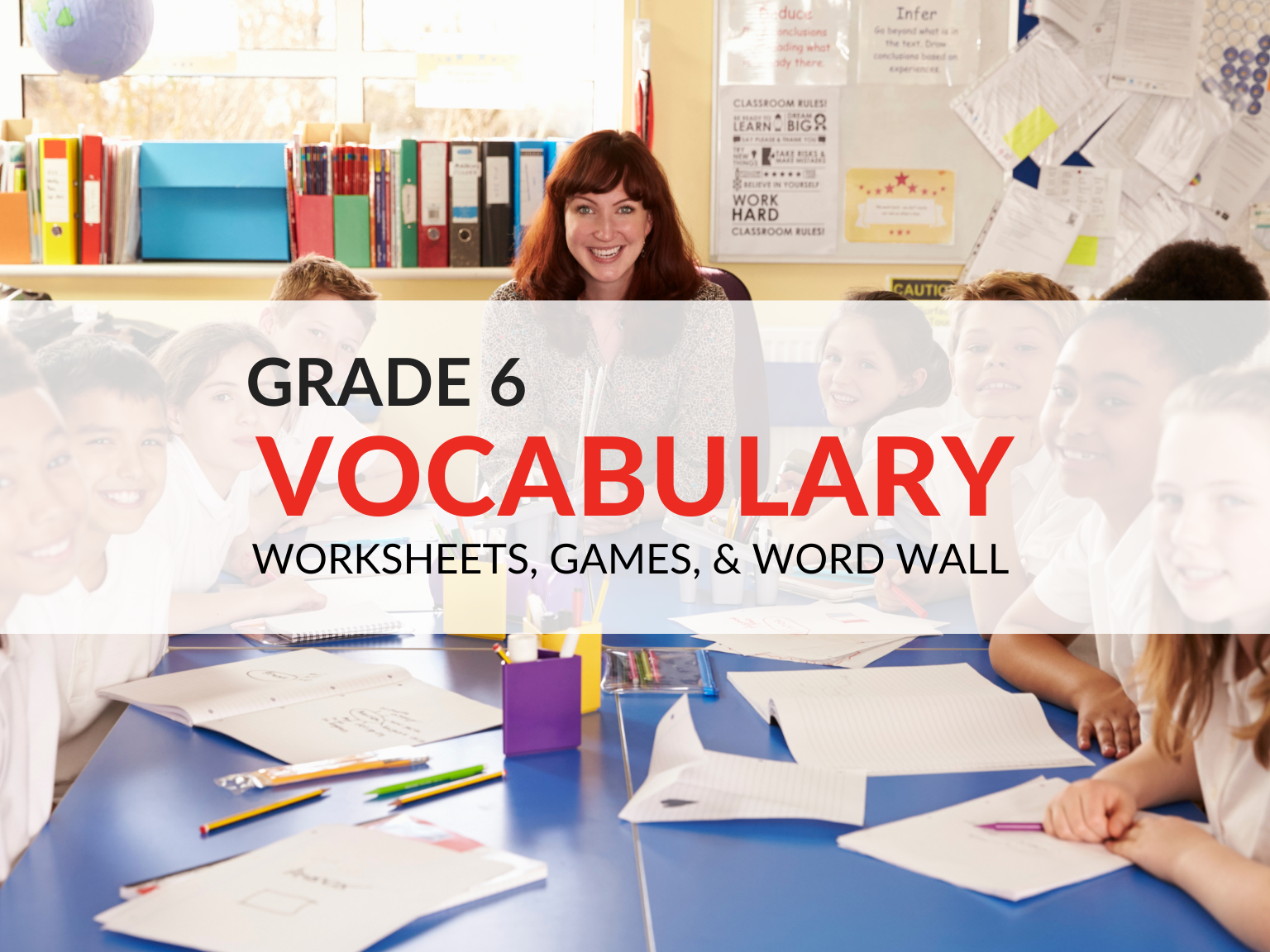 6th grade vocabulary worksheets games and resources